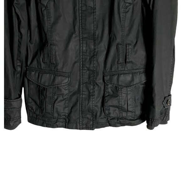 Esprit Women's Black Plaid Lined Full Zip Lightweight Jacket - Picture 3 of 10